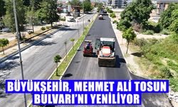 Büyükşehir Mehmet Ali Tosun Bulvarı’nı yeniliyor