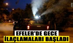 Efeler’de gece ilaçlamaları başladı