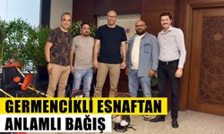 Germencikli esnaftan anlamlı bağış