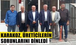 Karakoz, üreticilerin sorunlarını dinledi