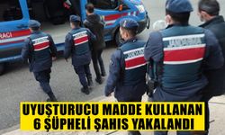 Uyuşturucu madde kullanan 6 kişi yakalandı