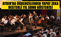 Aydın’da öğrencilerden yapay zeka destekli yıl sonu gösterisi