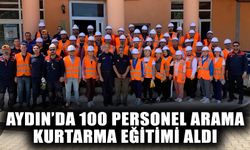 Aydın’da 100 personel arama kurtarma eğitimi aldı