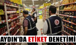 Aydın'da etiket denetimi