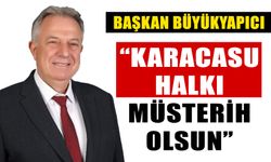 Başkan Büyükyapıcı yüreklere su serpti