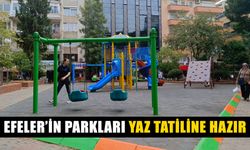 Efeler’in parkları yaz tatiline hazır