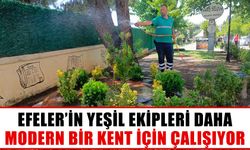 Efeler’in yeşil ekipleri daha modern bir kent için çalışıyor