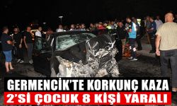 Germencik’te korkunç kaza: 2'si çocuk 8 kişi yaralı