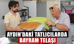 Aydın’daki tatlıcılarda bayram telaşı