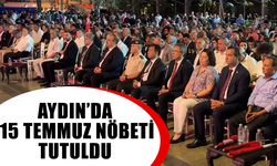 Aydın'da 15 Temmuz nöbeti tutuldu