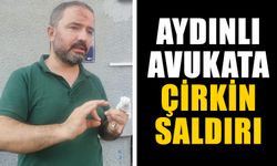 Aydınlı avukata çirkin saldırı