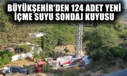 Büyükşehir'den 124 adet yeni içme suyu sondaj kuyusu