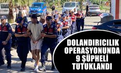 Aydın merkezli dolandırıcılık operasyonunda yakalanan 9 şüpheli tutuklandı