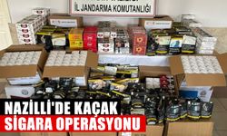 Nazilli'de kaçak sigara operasyonu