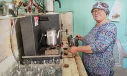 Burunköy’de kahvede çaylar Huriye abladan
