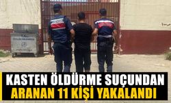 Aydın’da kasten öldürme suçundan aranan 11 kişi yakalandı