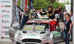 Ralli pilotu Kerem Kazaz, Letonya Rallisi'ni ikinci sırada tamamladı