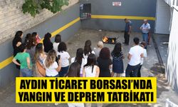 Aydın Ticaret Borsası yangına ve depreme hazır