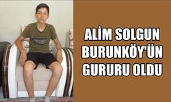 Alim Solgun, Burunköy’ün gururu oldu