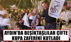 Aydın'da Beşiktaşlılar çifte kupa zaferini kutladı