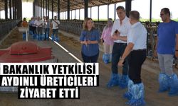 Bakanlık yetkilisi, Aydınlı üreticileri ziyaret etti