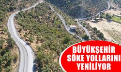 Büyükşehir Söke yollarını yeniliyor