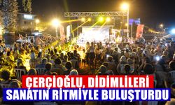 Çerçioğlu, Didimlileri sanatın ritmiyle buluşturdu