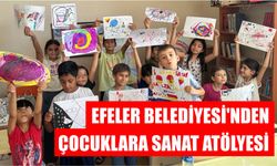 Efeler Belediyesi’nden çocuklara sanat atölyesi