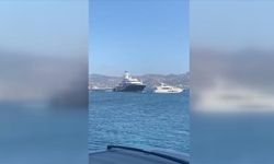 Bodrum'da mega yat motor yata çarptı