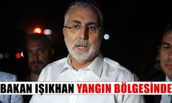 Bakan Işıkhan yangın bölgesinde