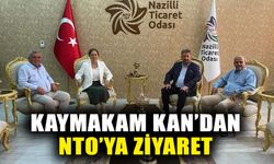 Kaymakam Kan’dan NTO’ya ziyaret