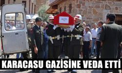 Karacasu gazisine veda etti