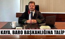 Kaya, baro başkanlığına talip