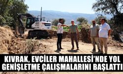 Başkan Kıvrak, Evciler Mahallesi'nde yol genişletme çalışmalarını başlattı