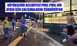 Büyükşehir Belediyesi pırıl pırıl bir Aydın için çalışmalarını sürdürüyor