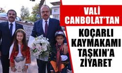 Aydın Valisi Canbolat’tan Koçarlı Kaymakamı Taşkın’a ziyaret