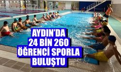 Aydın’da 24 bin 260 öğrenci sporla buluştu