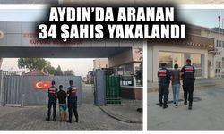 Aydın’da farklı suçlardan aranan 34 şahıs yakalandı