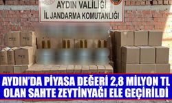 Aydın’da piyasa değeri 2,8 milyon TL olan sahte zeytinyağı ele geçirildi