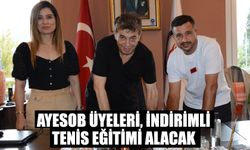 AYESOB üyeleri indirimli tenis eğitimi alacak