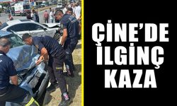 Çine’de ilginç kaza!