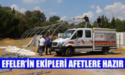 Efeler’in ekipleri afetlere hazır