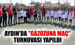 Aydın'da "gazozuna maç" turnuvası yapıldı