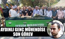 Aydınlı genç mühendise son görev