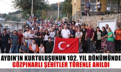 Aydın’ın kurtuluşunun 102. yıl dönümünde Gözpınarlı Şehitler törenle anıldı