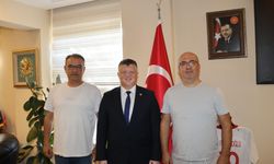 Aydın Amatör Spor Kulüplerinden Müdür Fillikçioğlu'na ziyaret