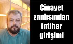 Cinayet zanlısından intihar girişimi