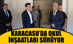 Karacasu’da okul inşaatları sürüyor