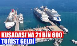 Kuşadası’na 21 bin 600 turist geldi