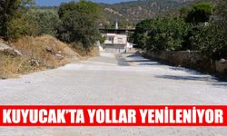 Kuyucak’ta yollar yenileniyor